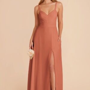 Birdy Grey Bridesmaid Dress - Deborah Terracotta Chiffon